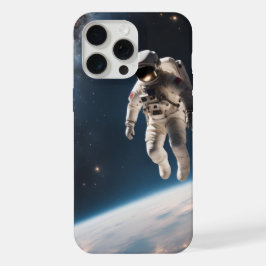 Astronaut verloren in ruimte iPhone 15 Pro Max hoe Hoesje