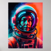 Astronaut Vier Poster (Voorkant)