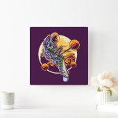 Astronaut  vierkante klok (Huis)