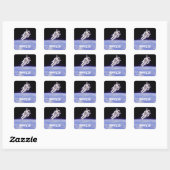 Astronaut Vierkante Sticker (Vel)