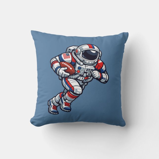 Astronaut Voetbal Kussen (Voorkant)