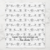 Astronaut Wine Étiquette (Étiquettes simples)