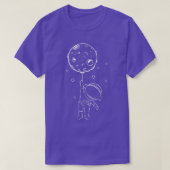 Astronaut with Moon Balloon Kinder Cute Astronaut T-shirt (Design voorkant)