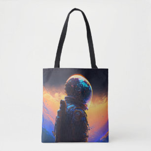 Astronaut World Discovery Schilderij Menselijk Uni Draagtas