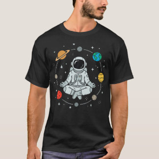 Astronaut Zonnestelsel Planeet Sterrenstelsel Astr T-shirt