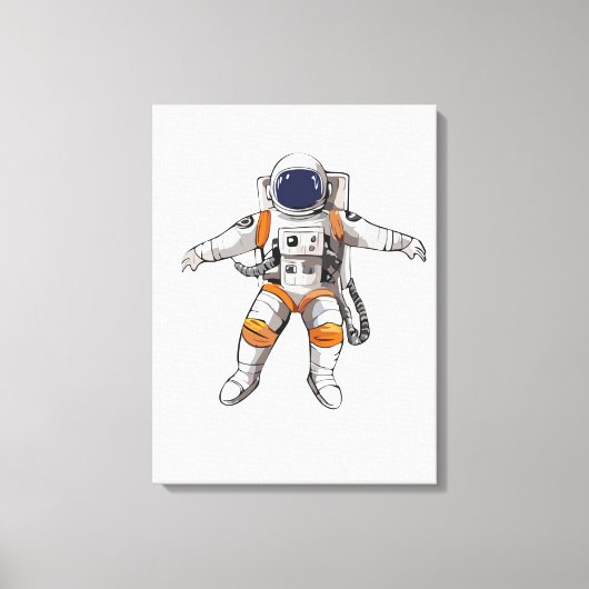 Astronauta Canvas Afdruk (Voorkant)