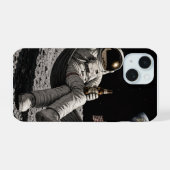 Astronaute buvant de la bière (Verso Horizontal)