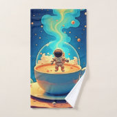 Astronaute Café Espace Art (Serviette à main)