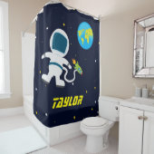 Astronaute de l'espace extra-atmosphérique, rideau (En situation)