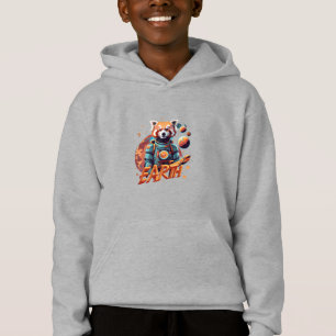 astronaute de panda rouge