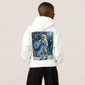Astronaute en forêt d'hiver (Dos entier)