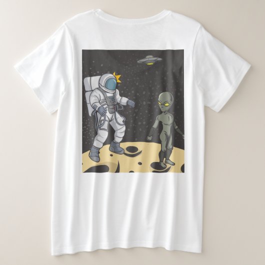 Astronaute et alien (Design dos)