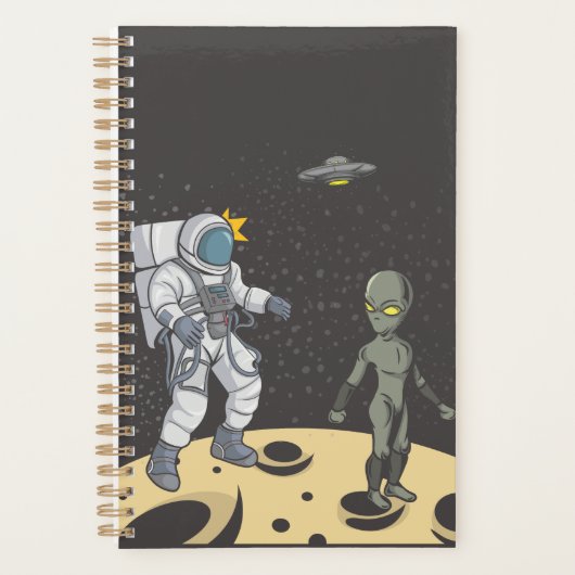 Astronaute et alien (Devant)