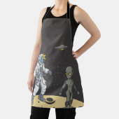 Astronaute et alien tablier (Insitu)