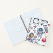 Astronaute et Carnet de l'espace (Intérieur)