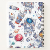 Astronaute et Carnet de l'espace (Dos)