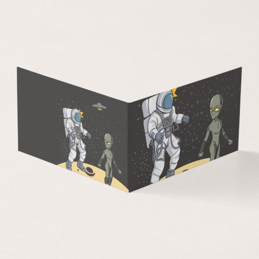 Astronaute et extraterrestre (Outside)