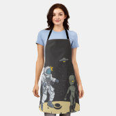 Astronaute et tablier alien (Porté)