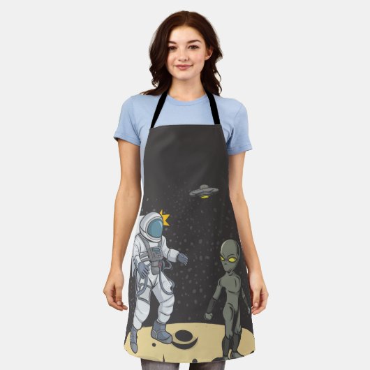 Astronaute et tablier alien (Porté)