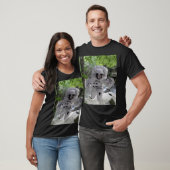 Astronaute Explore Terre T-shirt noir (Unisexe)
