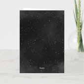 Astronaute Invitation d'anniversaire, Espace extra (Dos)