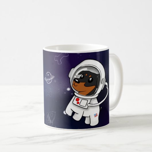 Astronaute minimum de Pin dans la tasse de café de (Devant droit)