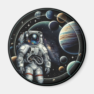  astronauten en planeten magneet