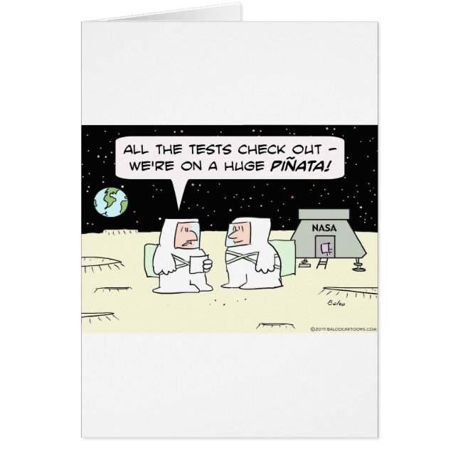 astronauten nasa moon pinata aarde (Voorkant)