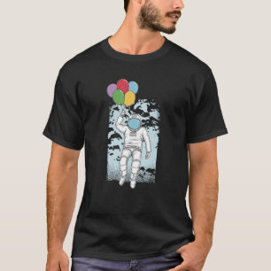 Astronautenballonnen VEX Speelse Verbeeldende Ruim T-shirt