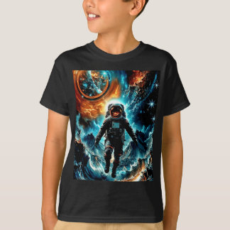 Astronautendag vrij t-shirt