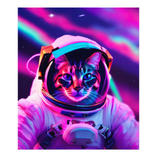 astronautenkat foto afdruk