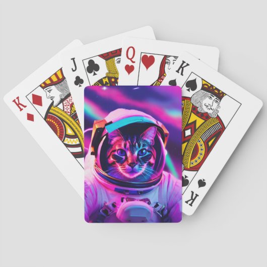 astronautenkat pokerkaarten (Achterkant)