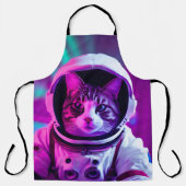 astronautenkat schort (Voorkant)