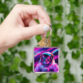 astronautenkat sleutelhanger (Hand)