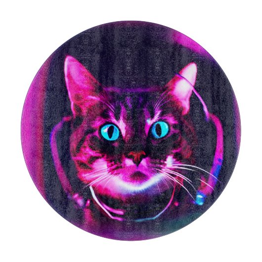 astronautenkat snijplank (Voorkant)