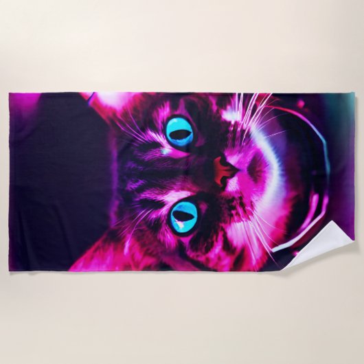 astronautenkat strandlaken (Voorkant)