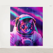 astronautenkat wandkleed (Voorkant)
