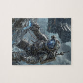 astronautenpuzzel legpuzzel (Horizontaal)