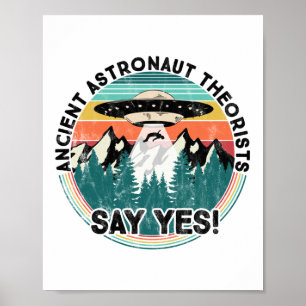 Astronautentheoretici zeggen ja - Aliens Long Poster