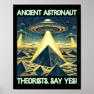 Astronautentheoretici zeggen ja - Aliens Poster