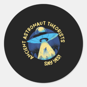 Astronautentheoretici zeggen ja tegen buitenaardse ronde sticker