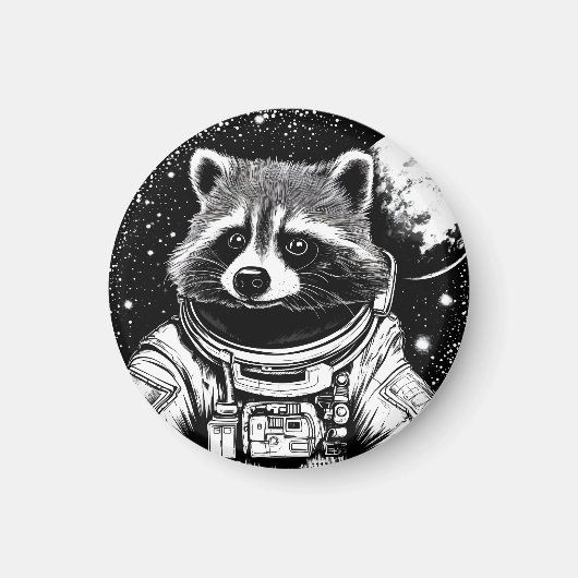 astronautenwasbeer magneet (Voorkant)