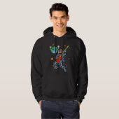 Astronautgitaar Hoodie (Voorkant volledig)