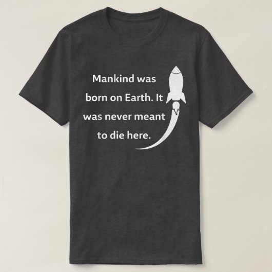 Astronautica, Astronaut, Ruimte, Ruimteschip, Mars T-shirt (Design voorkant)