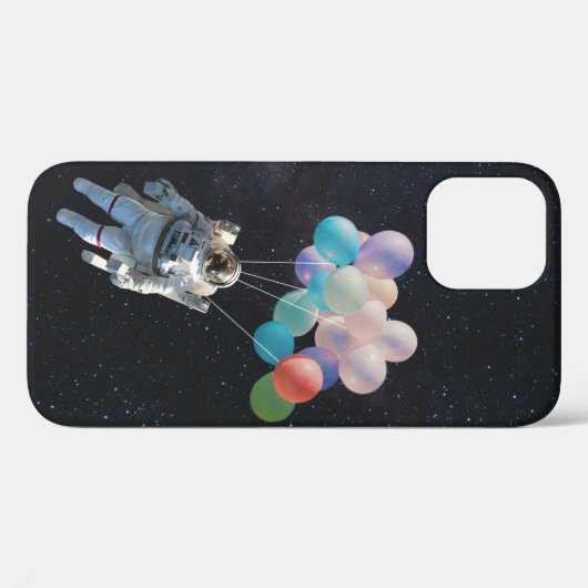 Astronautiestars en ruimtevaardige ballonnen Case-Mate iPhone case (Achterkant (horizontaal))