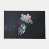 Astronautiestars en ruimtevaardige ballonnen deurmat (Voorkant)