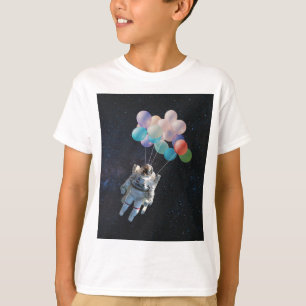 Astronautiestars en ruimtevaardige ballonnen t-shirt