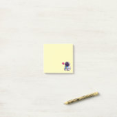 Astronautisch leesboek schattige kinderen post-it® notes (Op bureau)