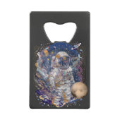 Astronautisch ontwerp kredietkaart flessenopener (Achterkant)