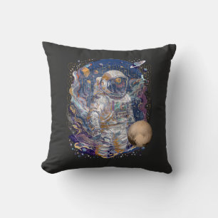 Astronautisch ontwerp kussen